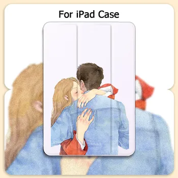 

Cute Ink Painting For ipad Case 7th Generation Auto Smart Magnet Wake&UP For ipad Mini 5 4 Case ipad Air 2 ipad pro 11 Case 2020