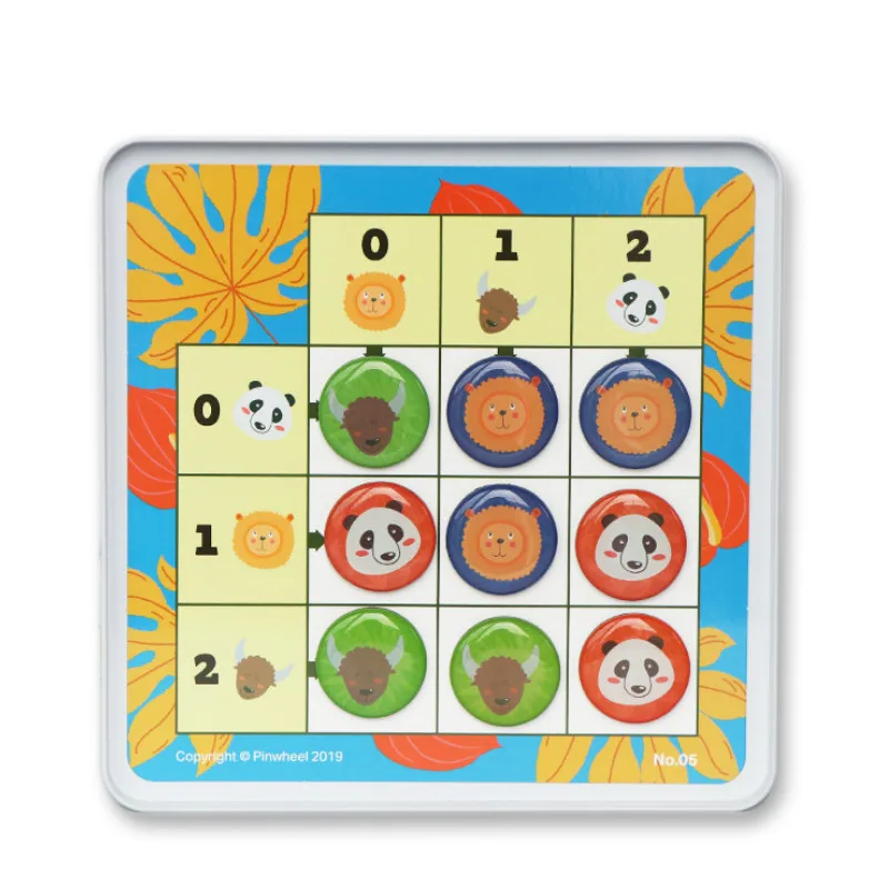 Магнитные Sudoku Детские Логические игрушки джунгли пруд лес ферма животное шахматная доска Дворцовая сетка Игра настольная игра игрушка подарок