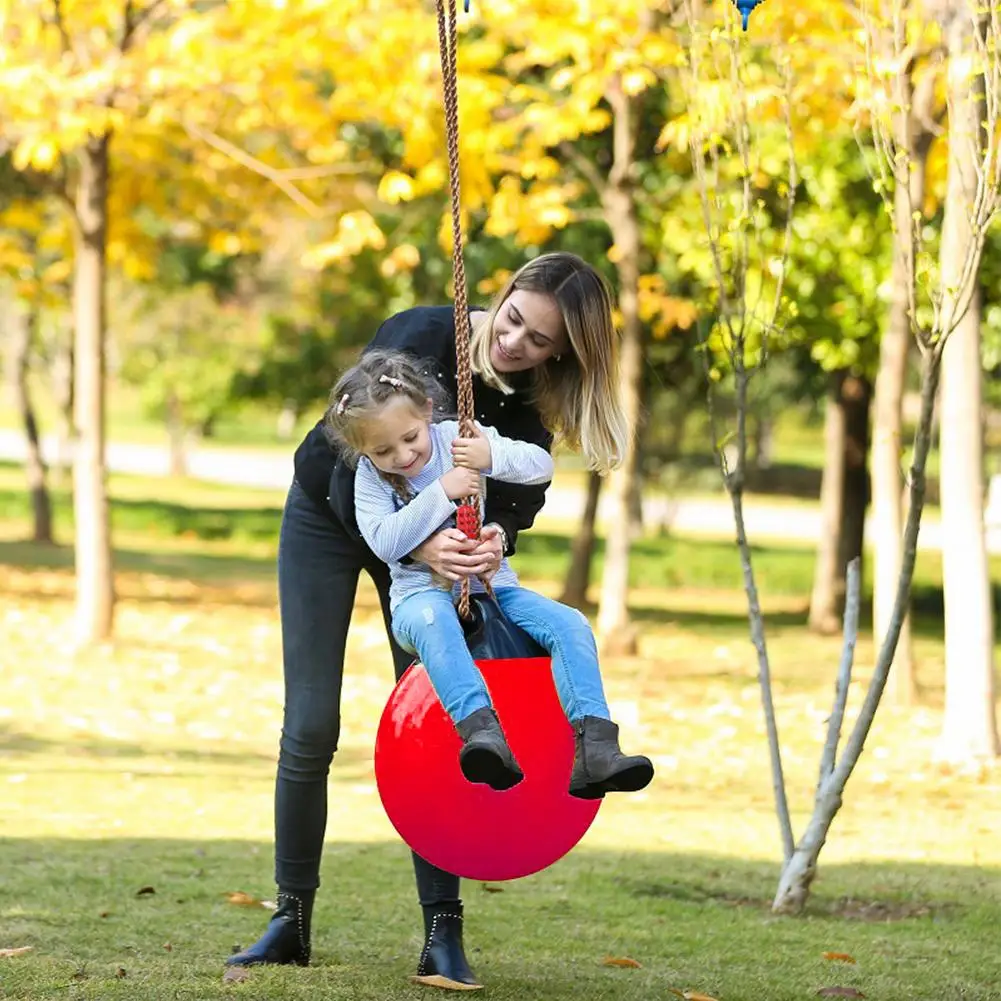 Buoy Ball Swings Set Children Swing Ball Toy Seat Kids Swing Round Swings Outdoor Playground