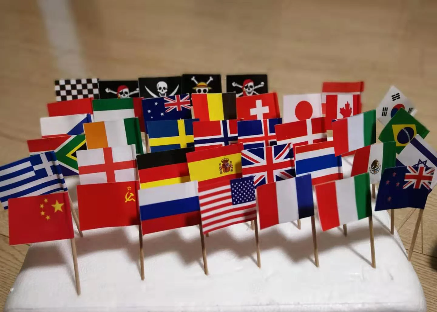 5 個 3 5 センチメートルミニ国旗中国韓国 イスラエル タイ 南アフリカ Uae インドネシア日本オーストリアフラグやバナー Z270 5pc 旗 横断幕 アクセサリー Aliexpress