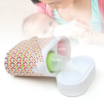 

Baby Bottle Insulation Bag Breast Milk Storage Fresh-keeping Bag Portable Single/Double Barrel Liquid Safe Feeding Milk Warm Bag