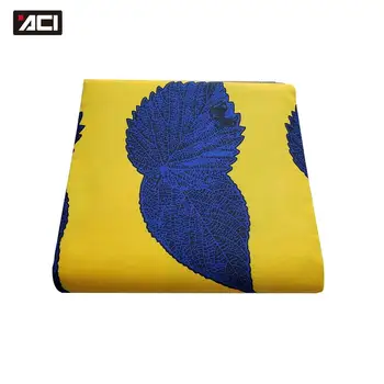 

ACI African Fabrics Veritable Real Wax Prints African Ankara Fabrics 6 Yards/Piece Tissu Africain Nigeria Wax Batik For Wedding