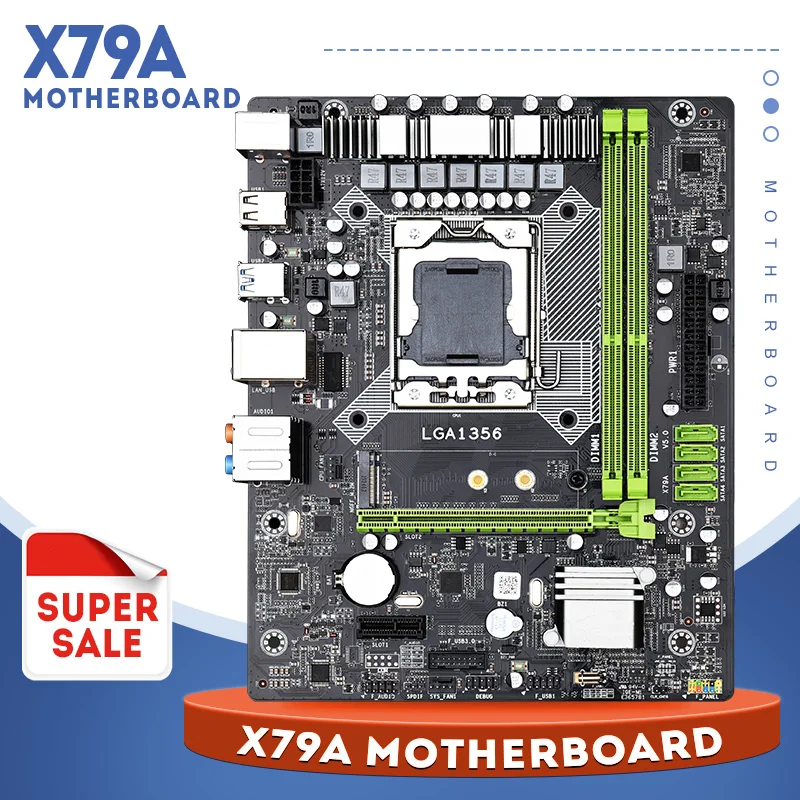 Support REG ECC Server Memory X79A Motherboard Xeon LGA1356 Processor M