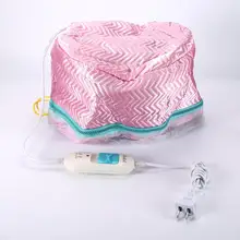 60 Вт маска для волос для выпечки колпачок для масла Термическое лечение нагревательный колпачок контроль температуры защита спа электрическая маска для пароварки волос колпачок