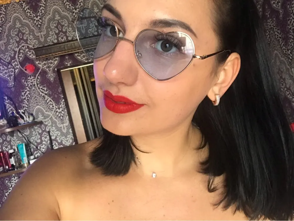 Womens Glasses Heart Shaped Rimless Glasses Girls' Rimless Heart