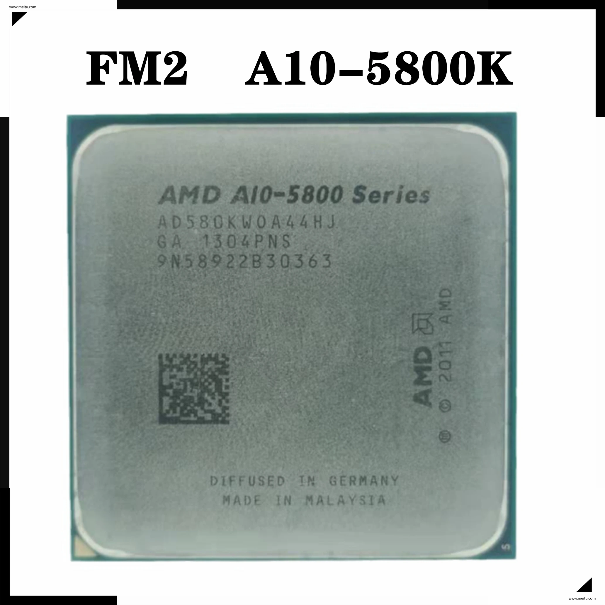 Бывший в употреблении десктопный процессор A10-Series A10 5800K 5800 четырехъядерный