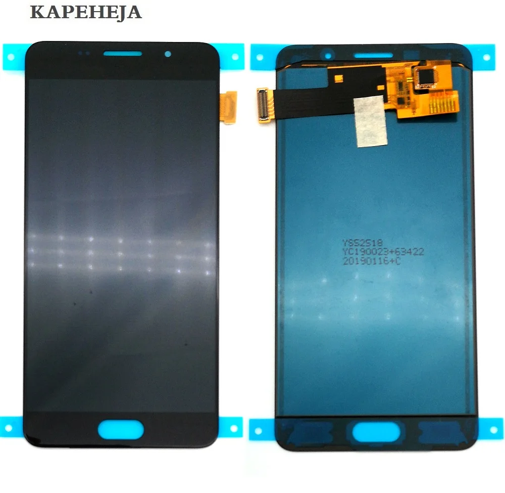 Продажа Может регулировать яркость ЖК для Samsung Galaxy A5 2016 A510 A510F A510M ЖК дисплей кодирующий преобразователь сенсорного экрана в сборе