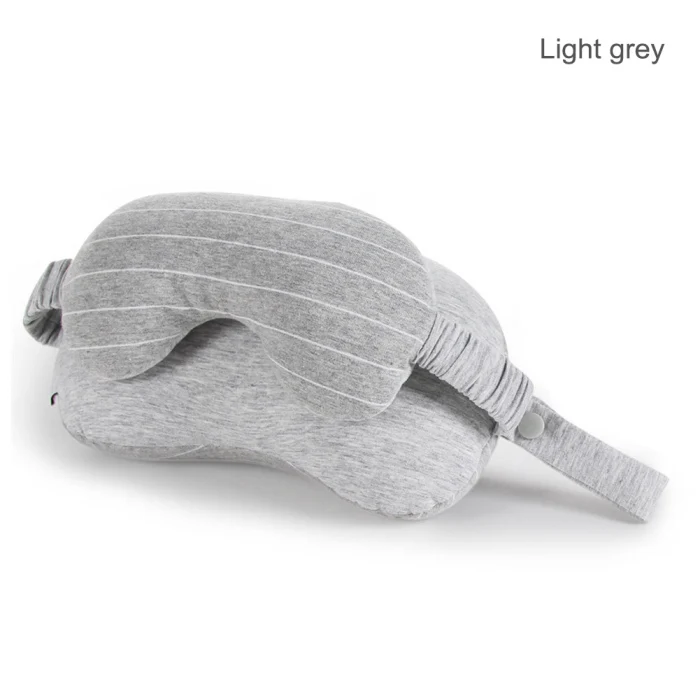 Лучшая Горячая 1 шт. многофункциональная подушка для путешествий 2 в 1 маска для глаз поддержка шеи протектор Мягкий Отдых для сна EK-New