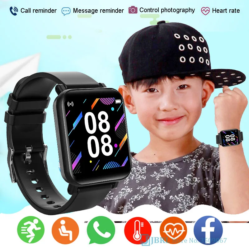 2021 nuevos niños reloj inteligente niños niñas deporte Smartwatch con Monitor de ritmo cardíaco reloj inteligente Bluetooth Smart-reloj para 10-18