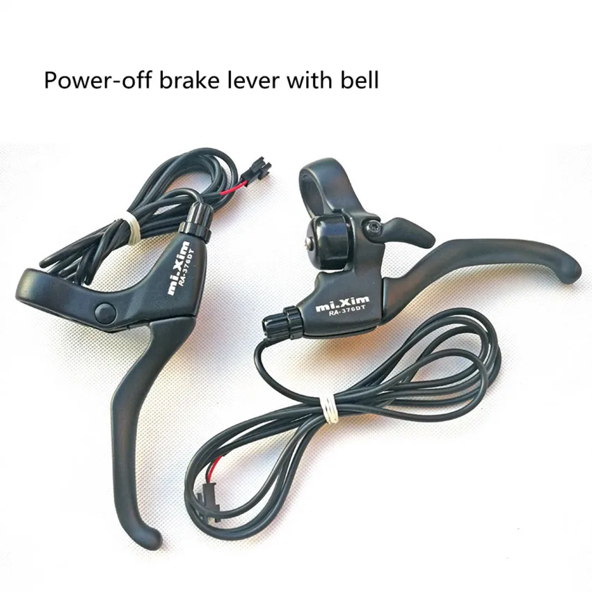 

mi.Xim Power-off Brake Lever With Bell Electric Bicycle Cut Off Power Brake Brake Lever Long Linger Brake