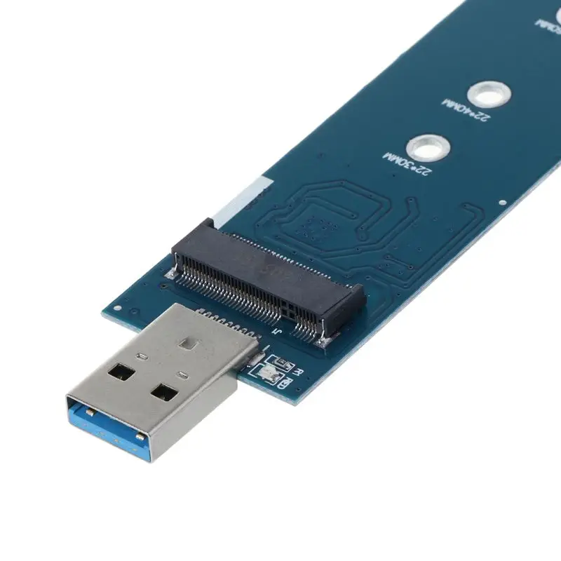 M.2 к USB адаптеру B Ключ M.2 SSD адаптер USB 3,0 до 2280 M2 NGFF SSD накопитель адаптер конвертер считыватель SSD карта