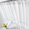 CITYINCITY Half Curtain for kitchen Transparent Sheer Tulle Short door Curtain for barHome Decor  Customized 2