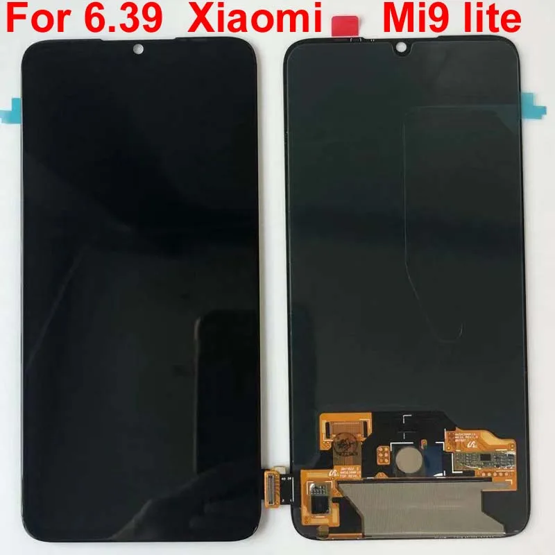 6,39 ''Super AMOLED для Xiaomi Mi 9 lite lcd дисплей кодирующий преобразователь сенсорного экрана в сборе запасные части для Xiaomi Mi 9 lite lcd