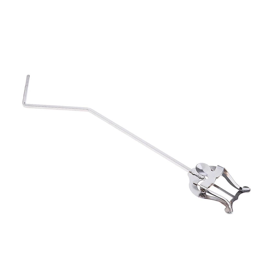 

Finest Saxophone Tuba Marching Lyre Stage Music Score Clip Holder Silver Woodwind Accessory 33cm