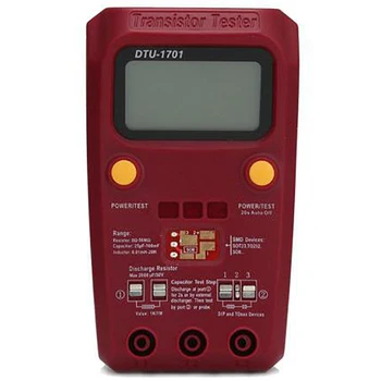 

Digital Transistor Tester SMD Components Diode Triode Resistor Capacitor Inductor ESR Meter Multimeter