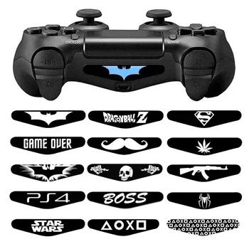 

2 pcs For Dualshock 4 PS4 Pro Slim Controller LED Light Bar Decal Sticker Cover for PlayStation 4 Control Game Skins