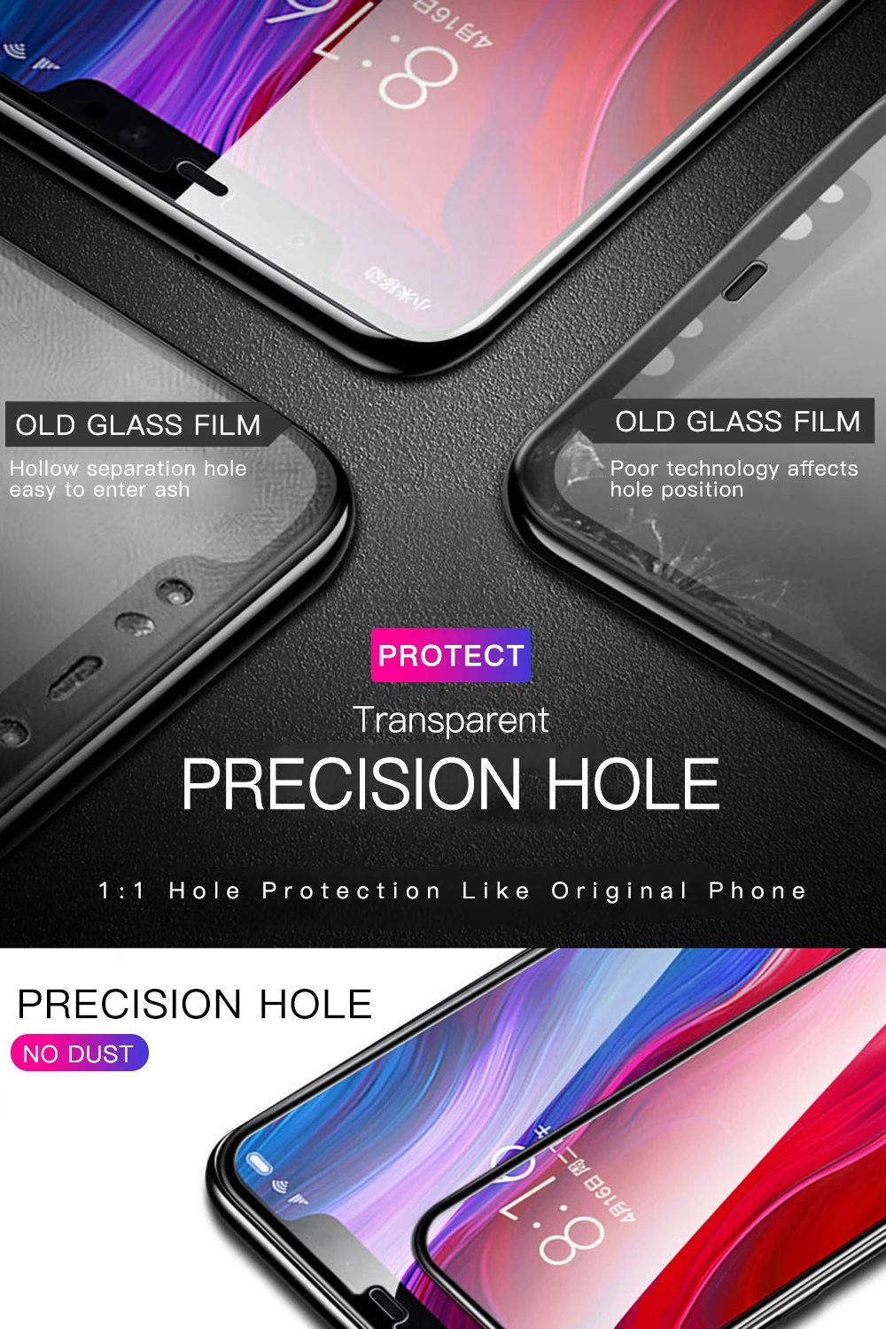 cell phone screen protector 2pcs/Lot 9D Curved Full Protective Glass Film Redmi Note 7 8 9 11 9s 10s Pro Protector For Xiaomi 11 11T 10 Poco X3 nfc F3 Glass phone glass protector