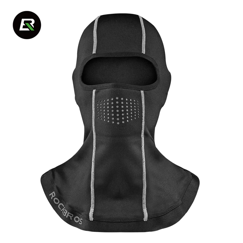 

ROCKBROS Winter Bicycle Cap Cycling Hat with Face Mask Bike Scarf Riding Headwear Outdoor Windproof Thermal Fleece Cap 4 Styles