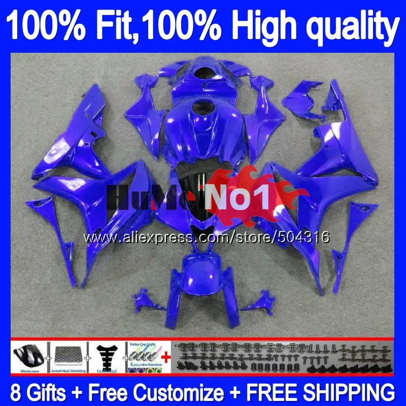 Инъекций для HONDA CBR 600 RR CC 600RR 600F5 CBR600RR все синий 36MC. 33 CBR600F5 600CC CBR600 RR F5 2007 2008 07 08 обтекатель - Цвет: No. 1