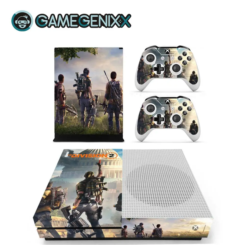 Защитная Наклейка на кожу GAMEGENIXX для Xbox One Slim Console и 2 контроллера-Division 2