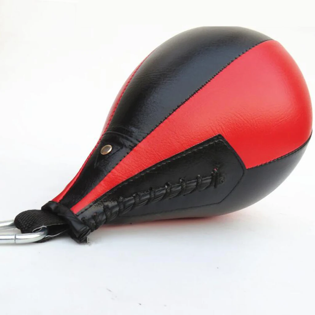 Perfeclan PU Leather Speed Ball Boxing Punch Bag MMA Punching Training Aids