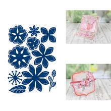 New Luxurious 3D Flowers Metal Cutting Dies Scrapbook Diary Decoration Stencil Embossing Template DIY Greeting Card Maker Albums