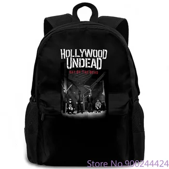 

Hollywood Undead Day of The Dead Black adult women men backpack laptop travel school adult student