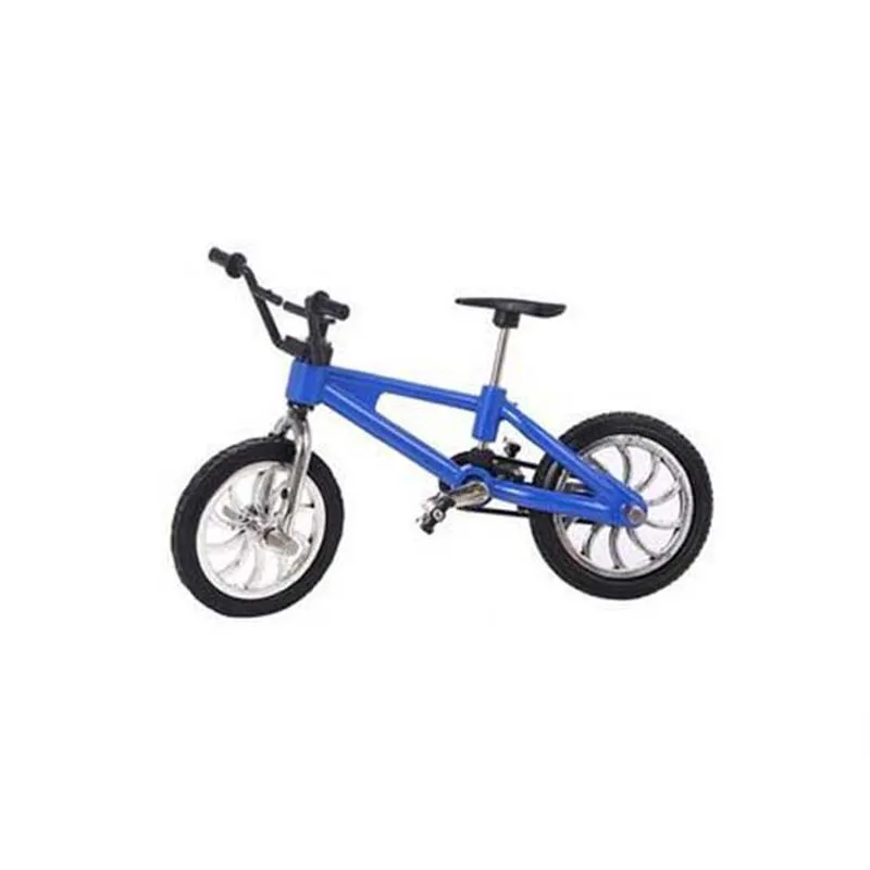 Мини Пальчиковый велосипед Флик Finger Bikes игрушки велосипед модельные гаджеты Новинка кляп игрушки для детей Рождественский подарок - Цвет: blue