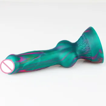 Animal Penis Liquid Silicone Realistic Dildo for Women Masturbation Sex Toys Anal Dildo Soft Dog Dildo Sex Toys Women Penis 3