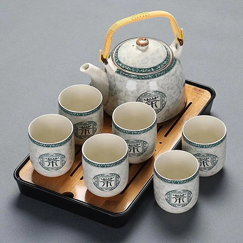 Version I Ev Dekorasyon Aksesuarlar Keukenhulpjes Shabby Chic Mutfak Aksesuarlari чайник Gongfu кунг-фу чайная посуда китайский чайник китайский чайный набор - Цвет: Version I