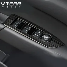Vtear для Mazda мазда сх5 CX-5 Внутренний дверной подлокотник, переключатель окна автомобиля, Регулировка панели лифта, накладка, аксессуары для интерьера,автотовары
