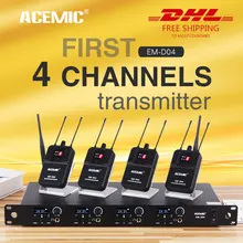 MAMKO ME-3200 In Ear Monitor Беспроводная система профессиональная для сценического представления 150 м дальность передачи