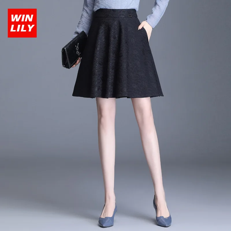 

Lace Skirt Short Skirt A- line Skirt Women's Spring And Summer 2020 New Style Pleated Skirt Tutu Thousands of Birds Autumn And W