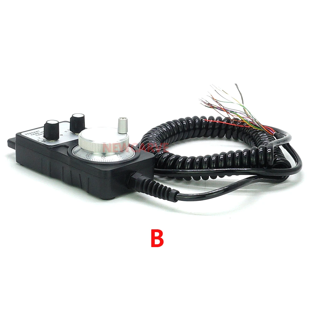 Cnc handwheel Lathe milling hand wheel Mpg manual control 4 6 Axis MPG Universal Pendant Handwheel Manual Pulse Generator 5V 12V 24V With Emergency Stop For CNC Router Machine NEWCARVE
