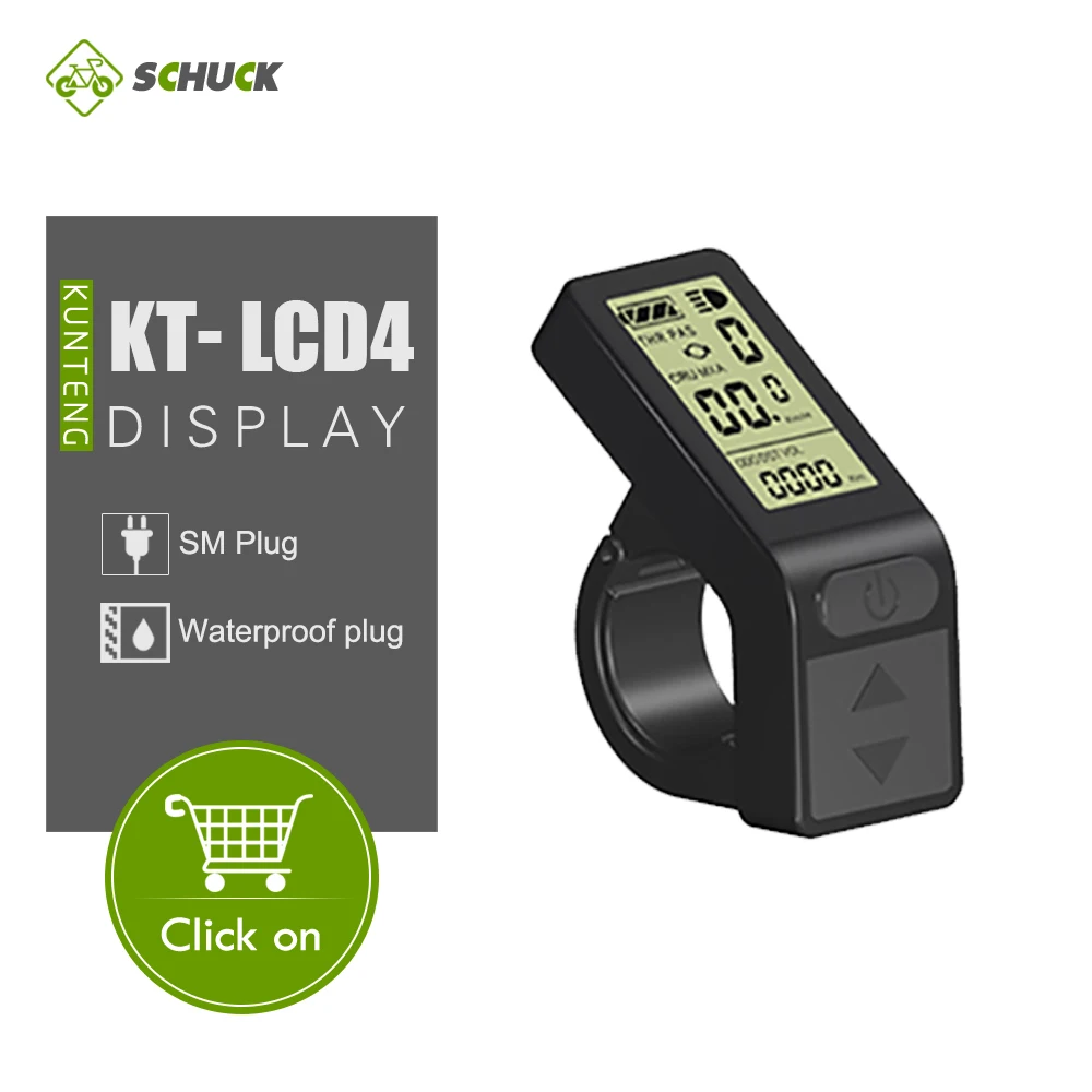 Компьютер для электровелосипеда Schuck KT LCD4 дисплей электровелосипед Kunteng 36 48 В