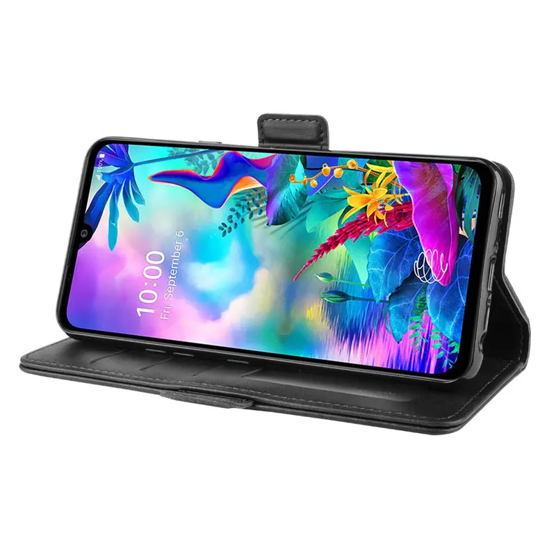Для LG G8X ThinQ чехол-кошелек для LG G8X ThinQ для LG G8s ThinQ двойной откидной кожаный чехол для телефона Capa Etui Fundas>
