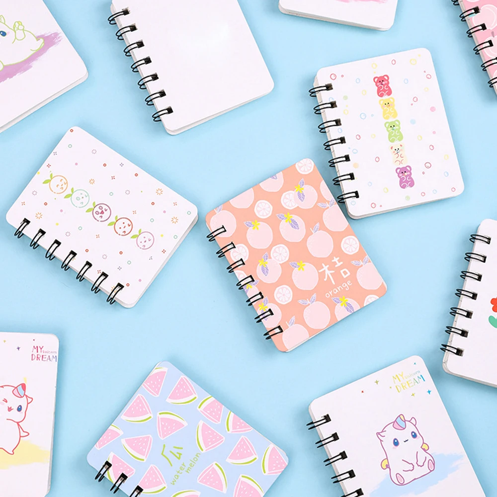 

1 PC Cartoon Animal Coil Notepad Cute Portable Notebook Memo Book Classmates Memo Time Organizer Student Learn Office Stationery