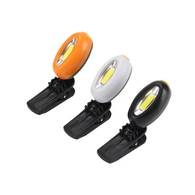 

2 Pcs Mini Cob Cap Clip Light Outdoor Waterproof Lighting Night Fishing 3 Color