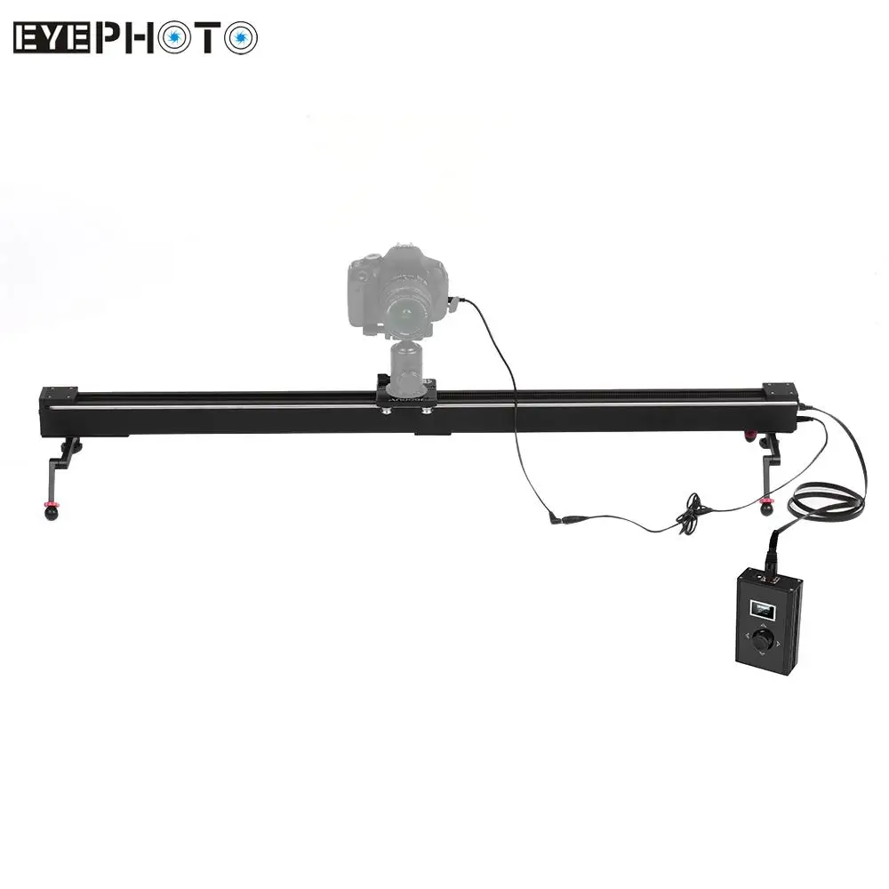 

Andoer 1m/3.3ft Electric Track Slider Time Lapse Photography Video DSLR Motorized Camera Stabilizer Track Dolly Rail for Canon