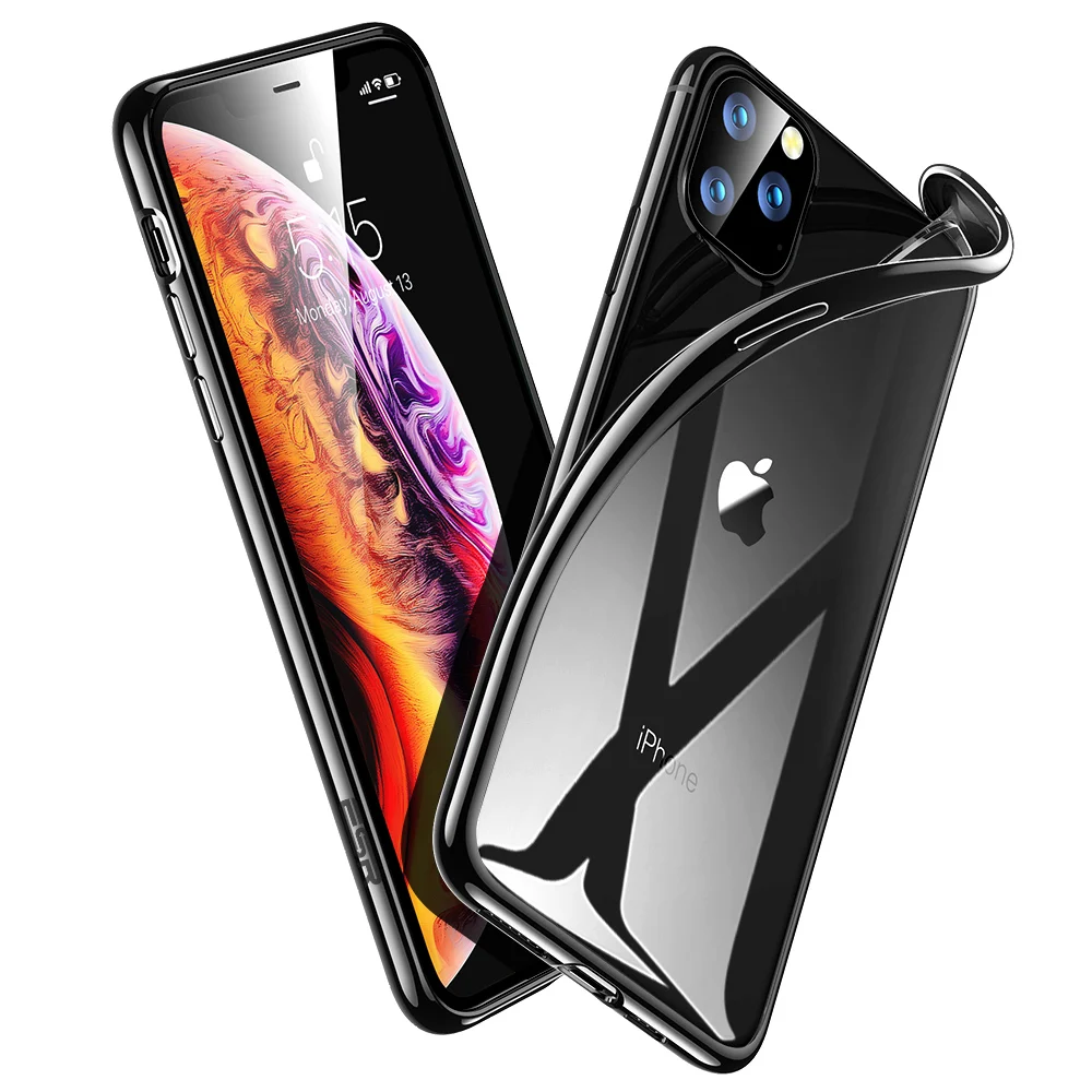 Чехол ESR для iPhone 11 Pro Max, мягкий чехол из ТПУ с рамкой для телефона iPhone 11 Pro, Роскошный ультра тонкий полный Чехол для iPhone 11