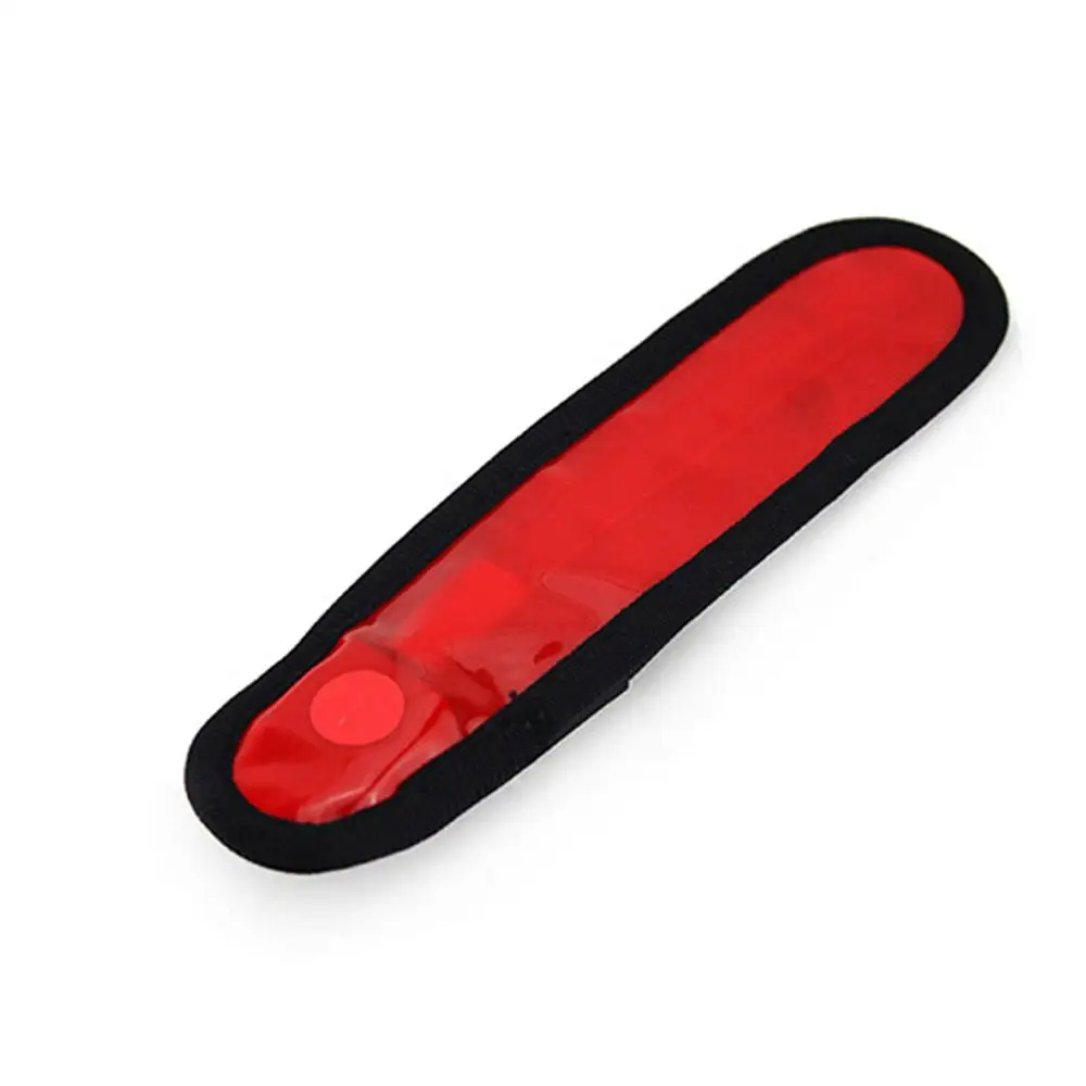 Светящийся креативный светильник для бега, 7 цветов, светоотражающий светодиодный, подарочные аксессуары, спортивный ремень унисекс, наружный нарукавник - Цвет: Red