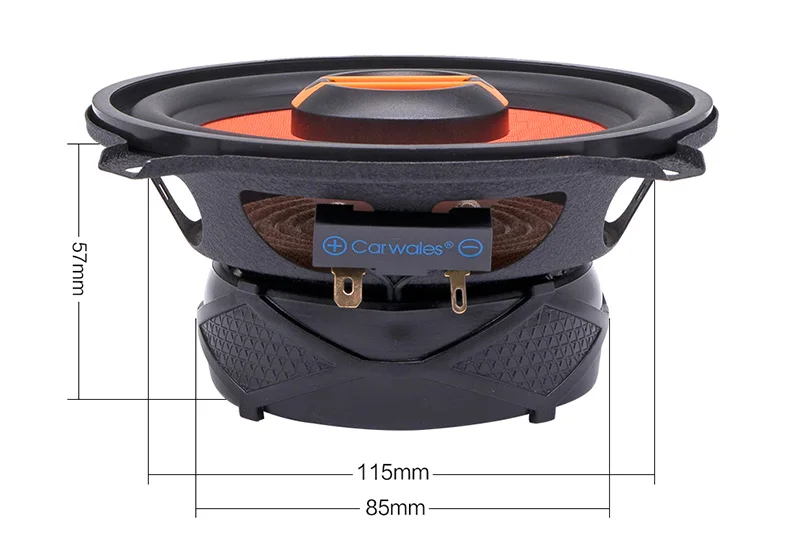 Carwales высокое качество 5,25 дюймов 2-полосная коаксиальная автоматический сабвуфер ВЧ автомобиль аудио Динамик звук Системы 13 см громкий Динамик в автомобиле