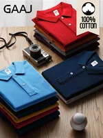 GAAJ 100% coton Polo hommes chemises à manches courtes été créateur de mode marque vêtements hommes Tennis Golf porter des polos T-shirts 2
