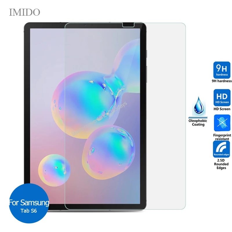 

For Samsung Galaxy Tab S6 10.5 Tempered Glass Screen Protector 9h Safety Protective Film on Tab S 6 TabS6 SM T865 T860 T 860 865