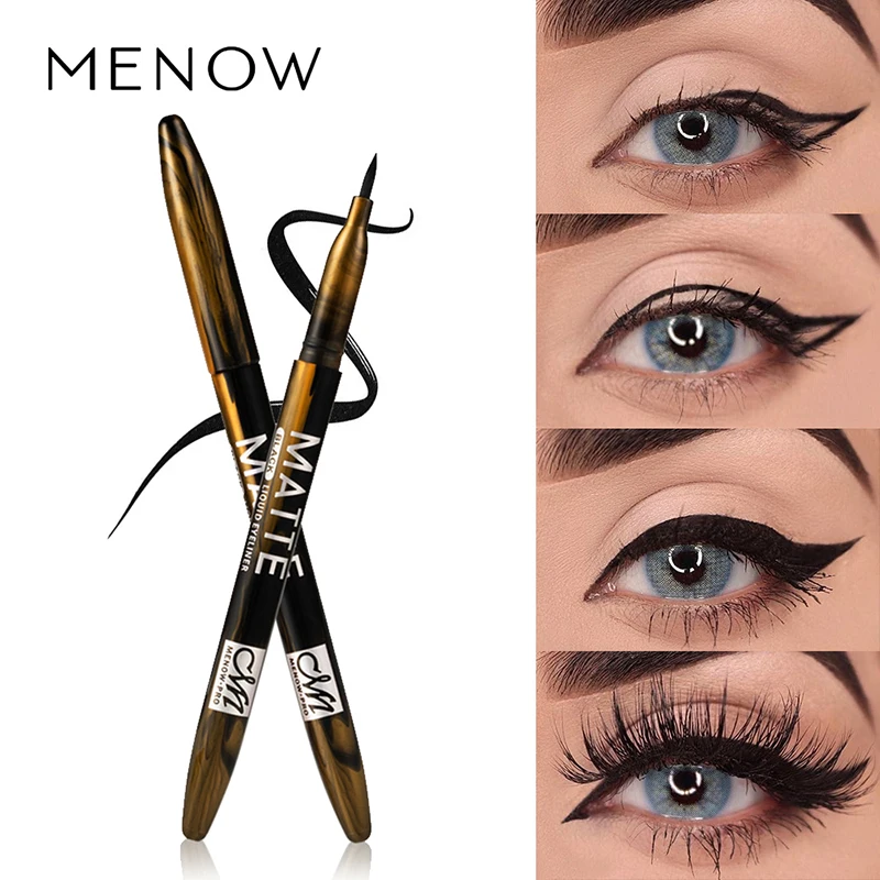 

MENOW Miele E431 New Eyeliner Pen Waterproof Is Easy To Color Moisture-resistant And Soft Durable Cool Black Eyeline Tips