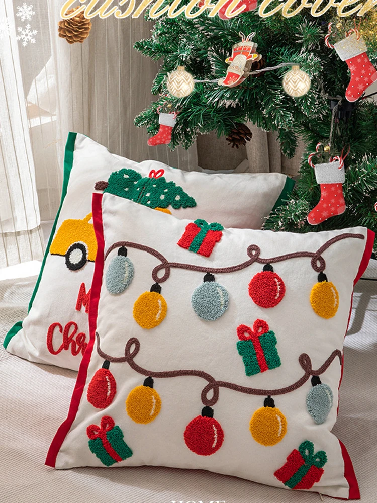 Christmas Decorative Pillow Covers  Christmas Pillow Cover Products - 2023  Christmas - Aliexpress