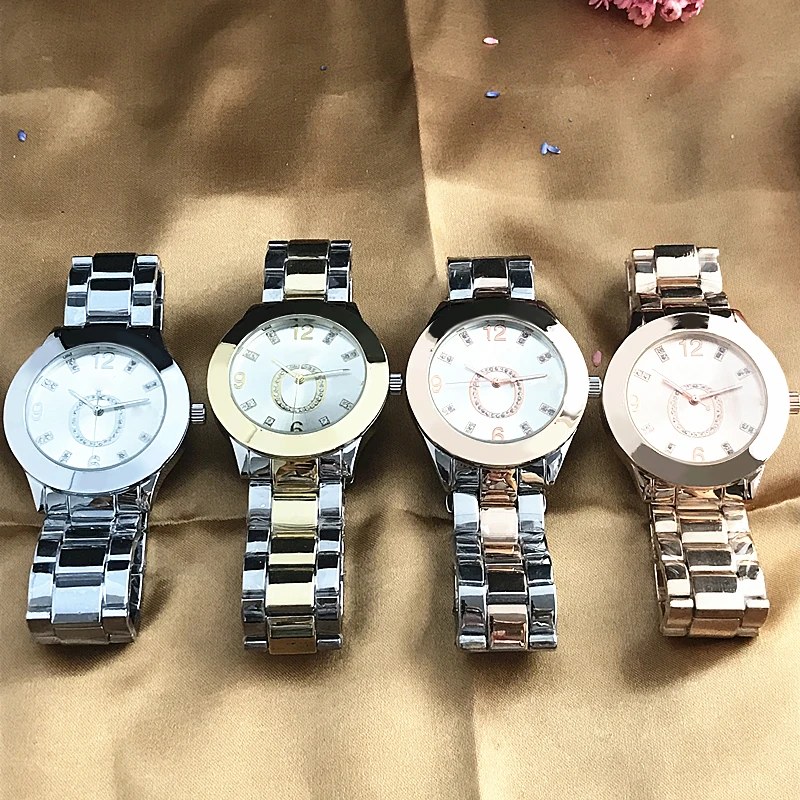 Новые кварцевые часы из нержавеющей стали для мужчин и женщин, модные роскошные ювелирные изделия, подарок, очаровательные элегантные мужские часы