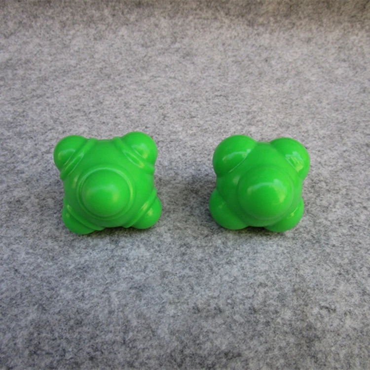 Silicone Hexagonal Reaction Ball Trigger Point Therapy Massage Reaction Ball Speed Agility Training Palm Massage Ball Change Bal