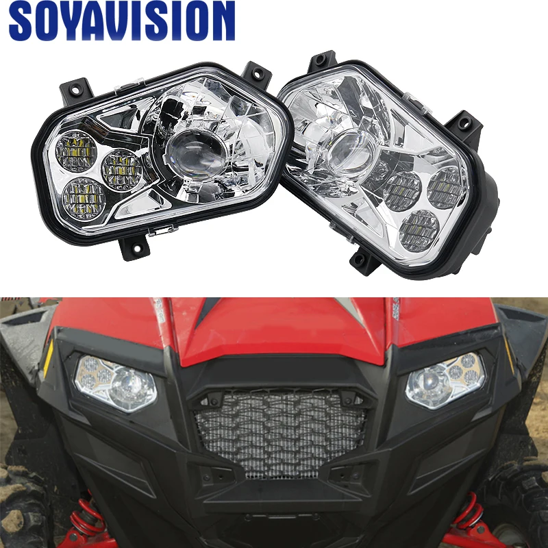 POLARIS RANGER RZR HEADLIGHT DECALS STICKER utv side x 900 800 570 500 400 4