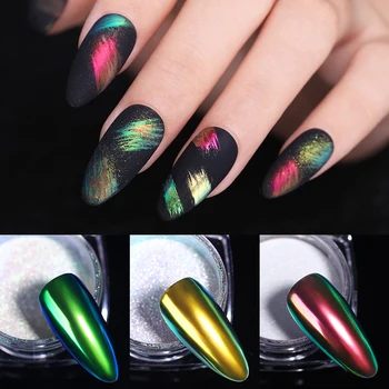 

Chrome Pearl Shell Nail Powder Nail Art Glitter Pigment Powder Long Lasting Nail Tip Decoration Gel Polish Design Dus